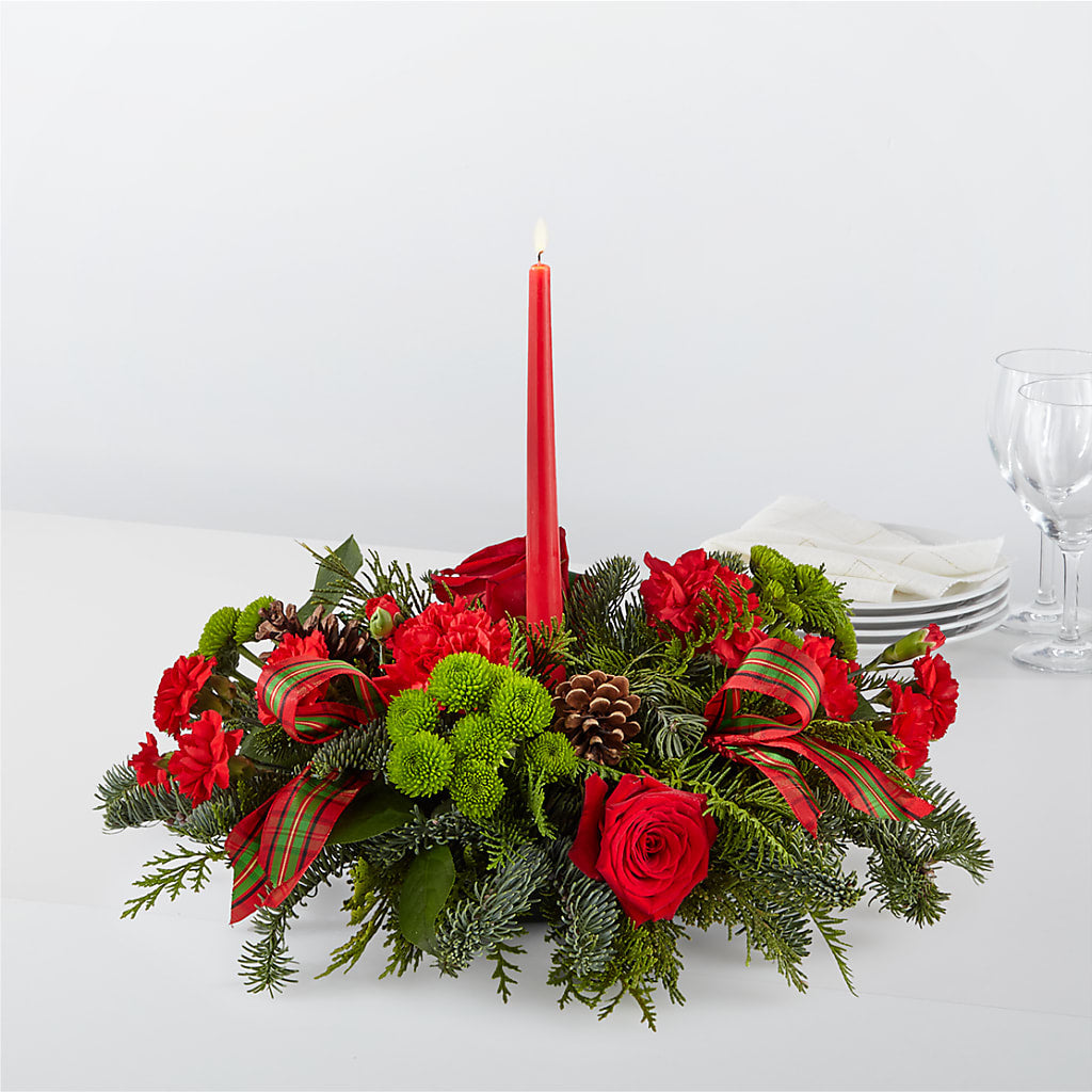 By the Candlelight Centerpiece – Attitudes-n-designs, Houma LA