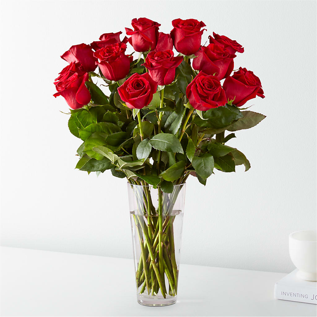 Long Stem Red Rose Bouquet – Attitudes-n-designs, Houma LA