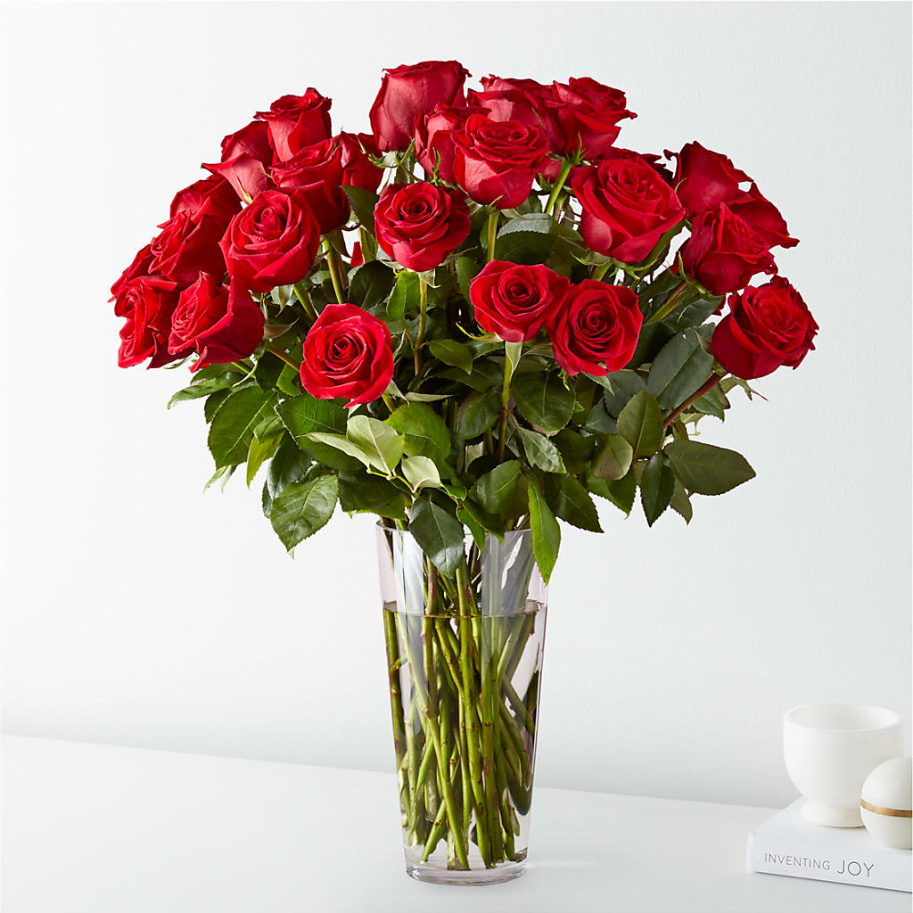 Long Stem Red Rose Bouquet – Attitudes-n-designs, Houma LA