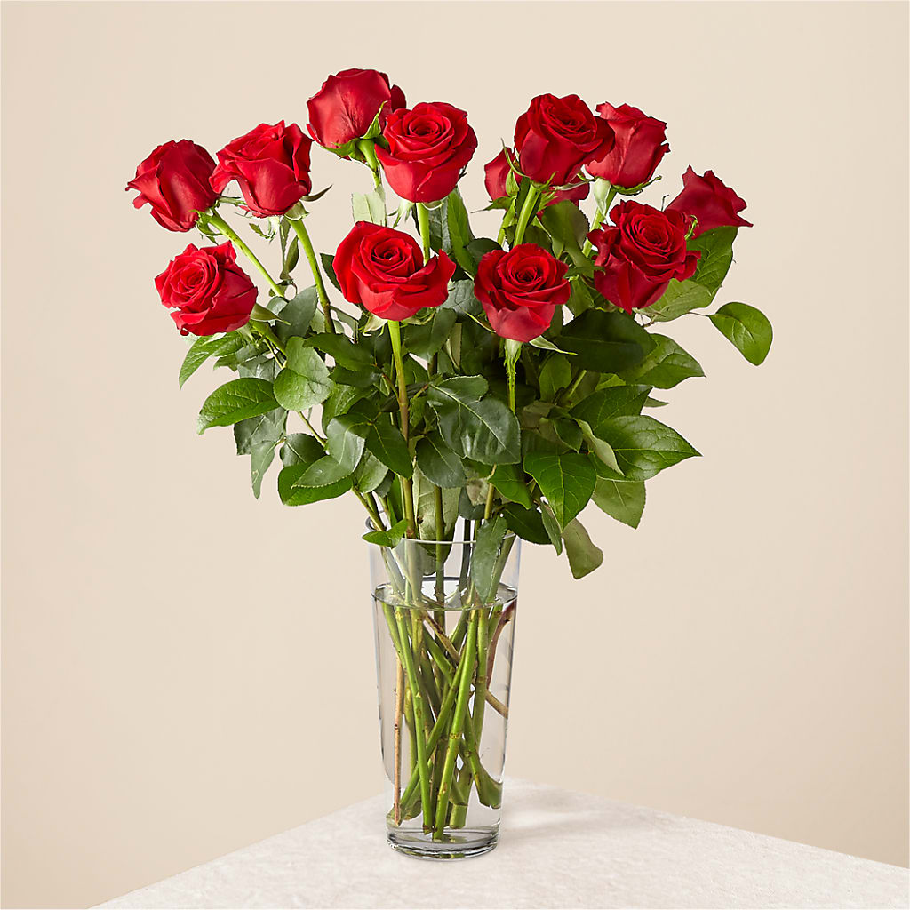 Long Stem Red Rose Bouquet – Attitudes-n-designs, Houma LA