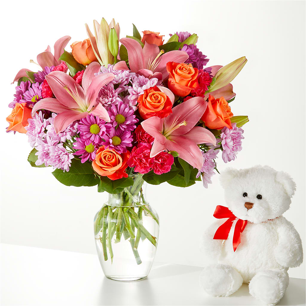 One and Only Bouquet and Bear Bundle – Attitudes-n-designs, Houma LA