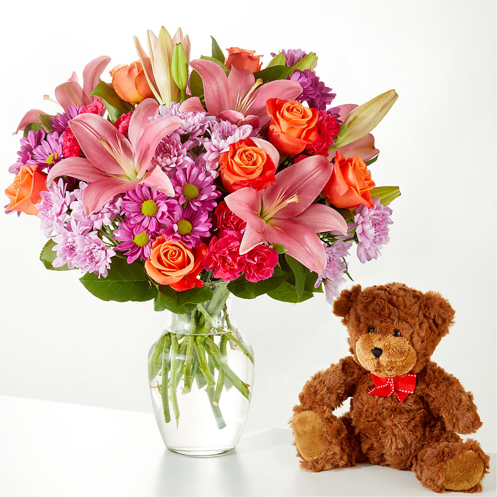 One and Only Bouquet and Bear Bundle – Attitudes-n-designs, Houma LA