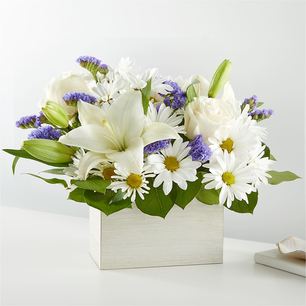 Beyond Blue Box Bouquet – Attitudes-n-designs, Houma LA