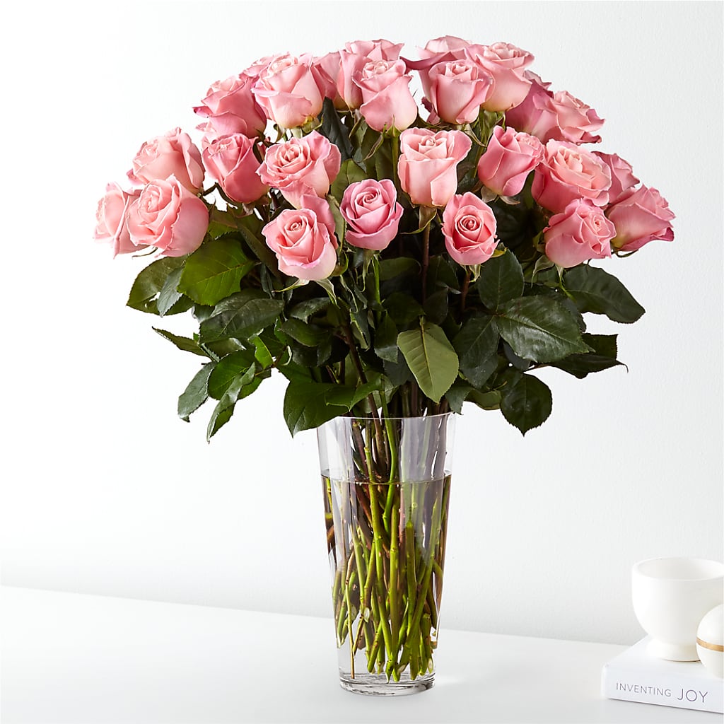 Long Stem Pink Rose Bouquet – Attitudes-n-designs, Houma LA