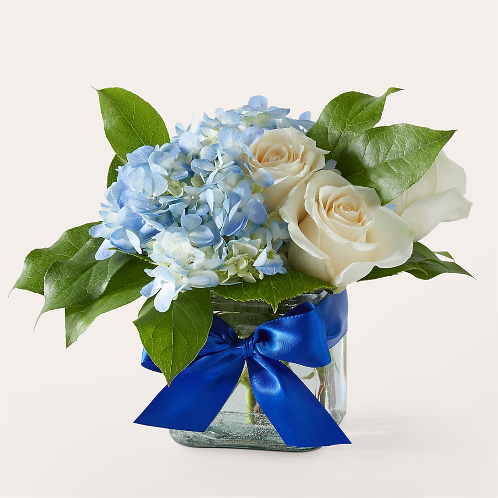 Sky Blue Delight Bouquet – Attitudes-n-designs, Houma LA