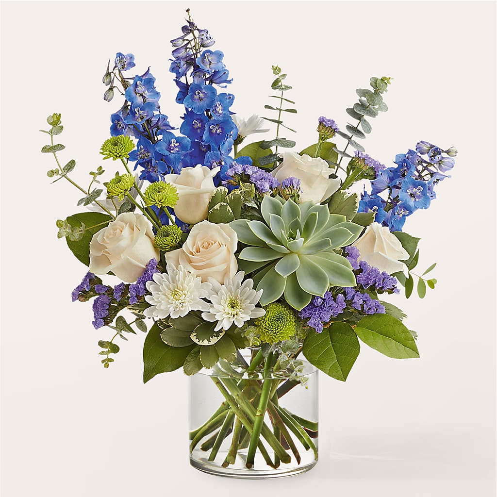 Cerulean Waves Bouquet – Attitudes-n-designs, Houma LA