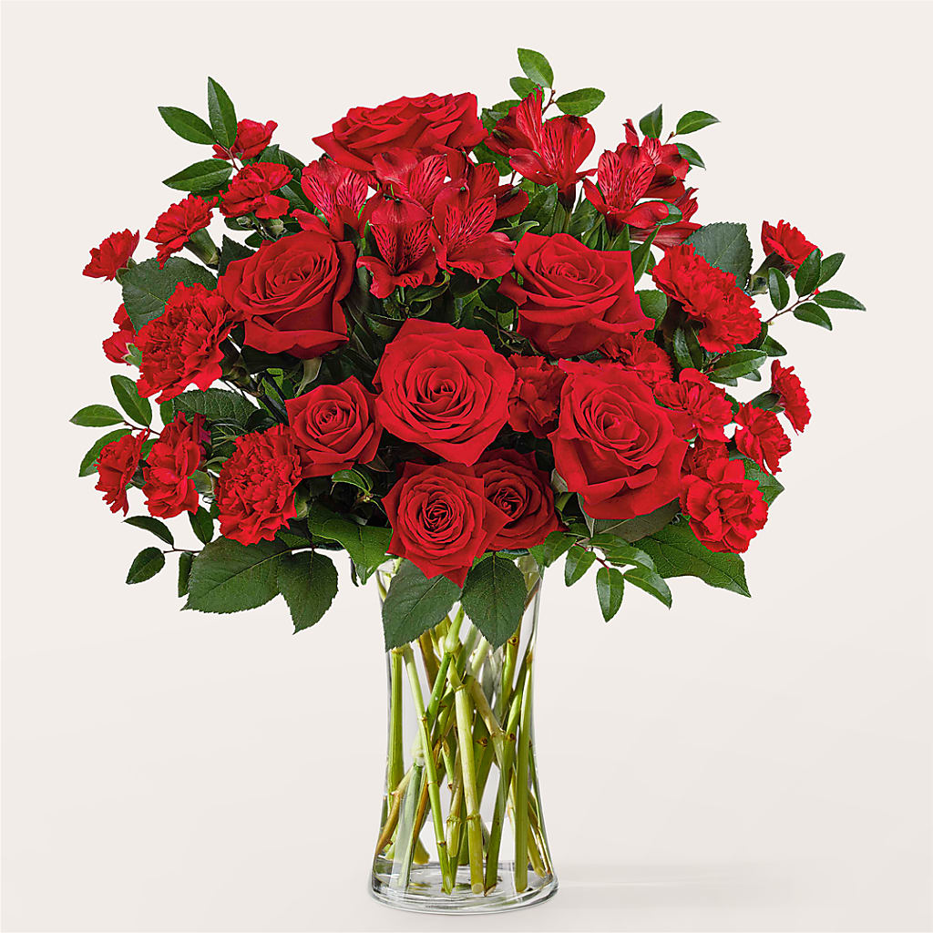 Brilliant Ruby Bouquet – Attitudes-n-designs, Houma LA