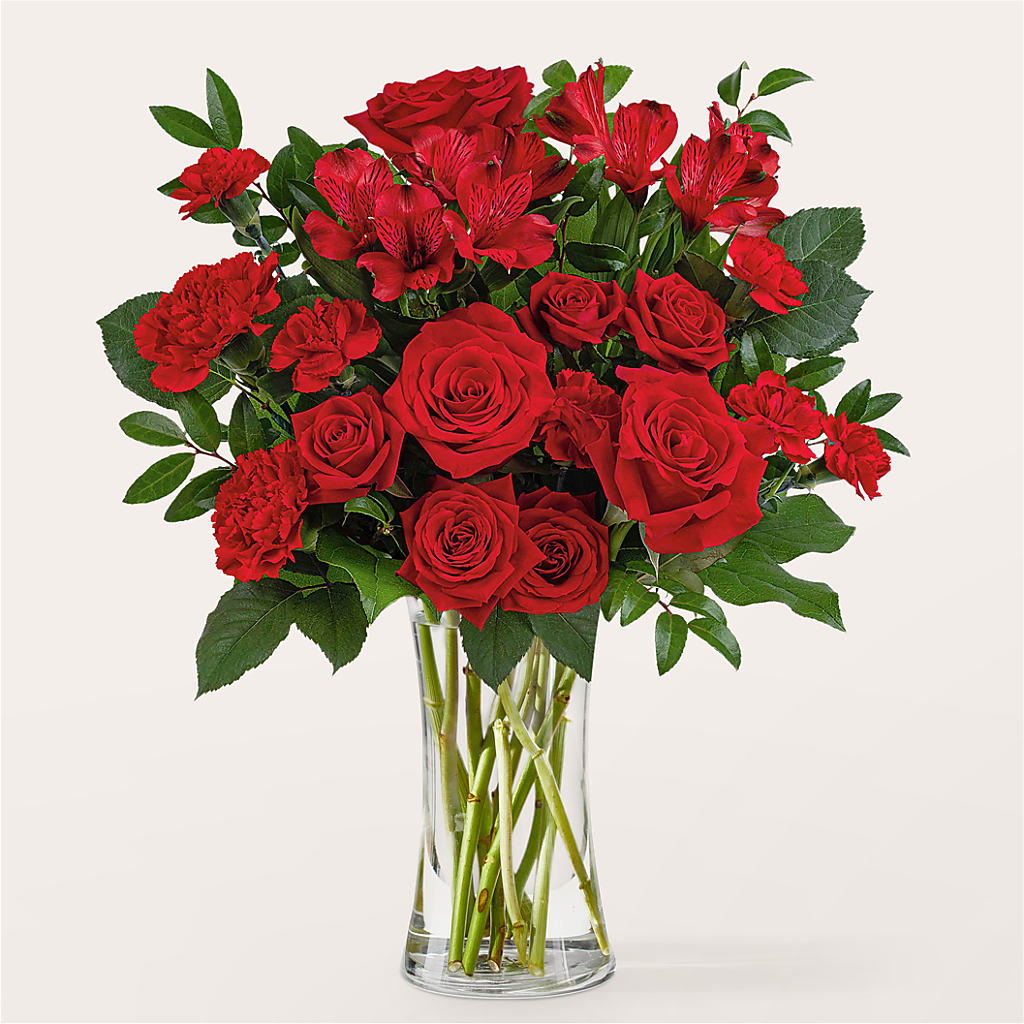 Brilliant Ruby Bouquet – Attitudes-n-designs, Houma LA