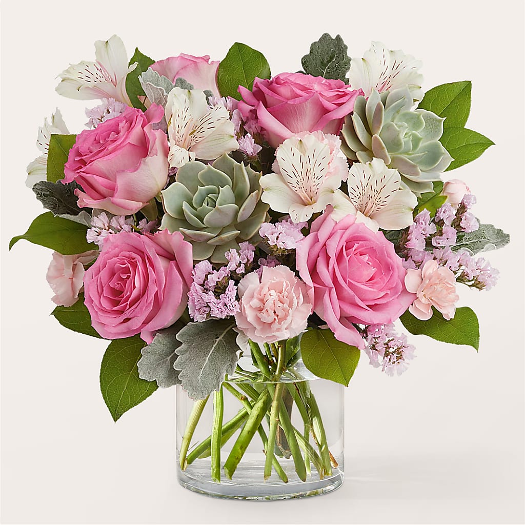 Dusty Rose Bouquet – Attitudes-n-designs, Houma LA