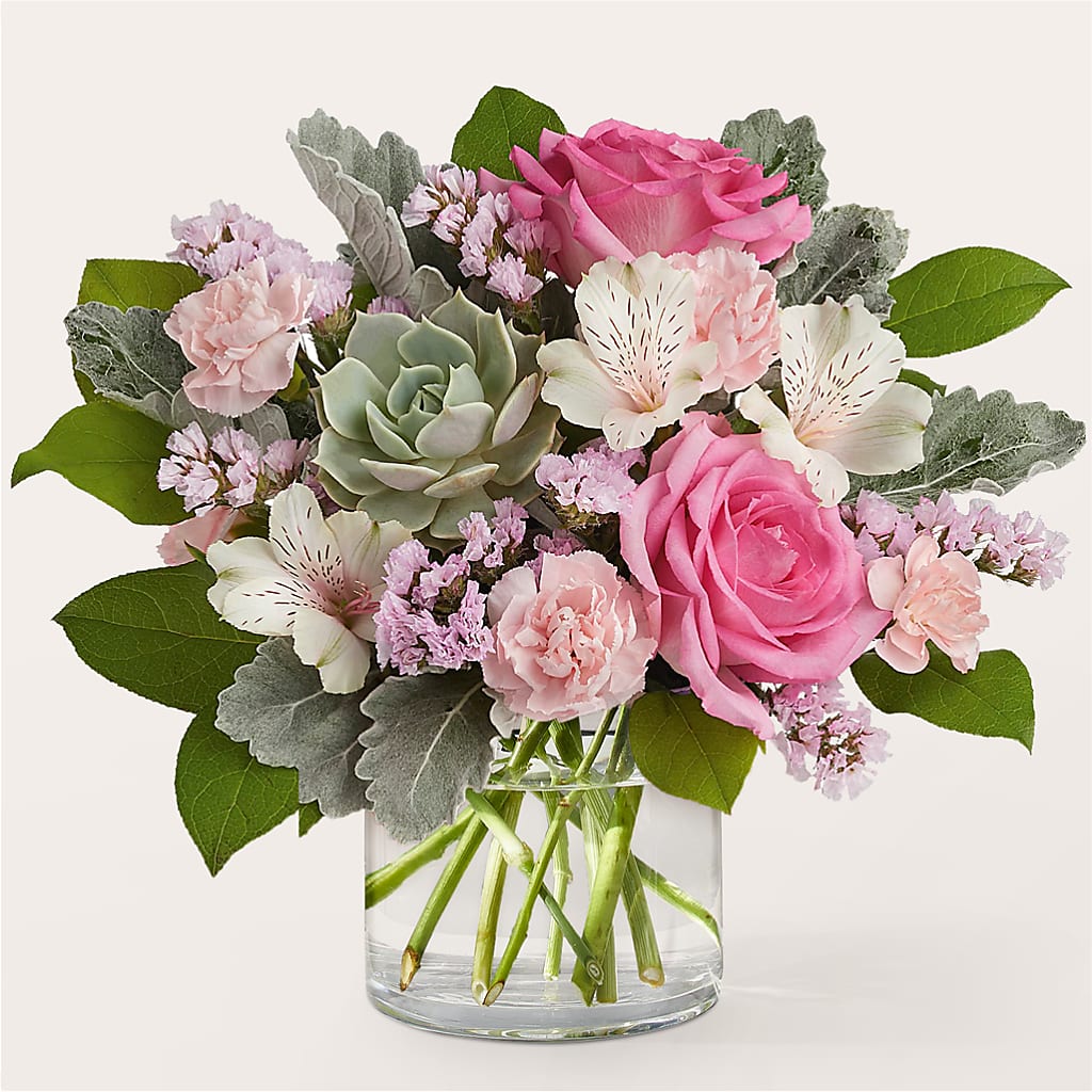 Dusty Rose Bouquet – Attitudes-n-designs, Houma LA