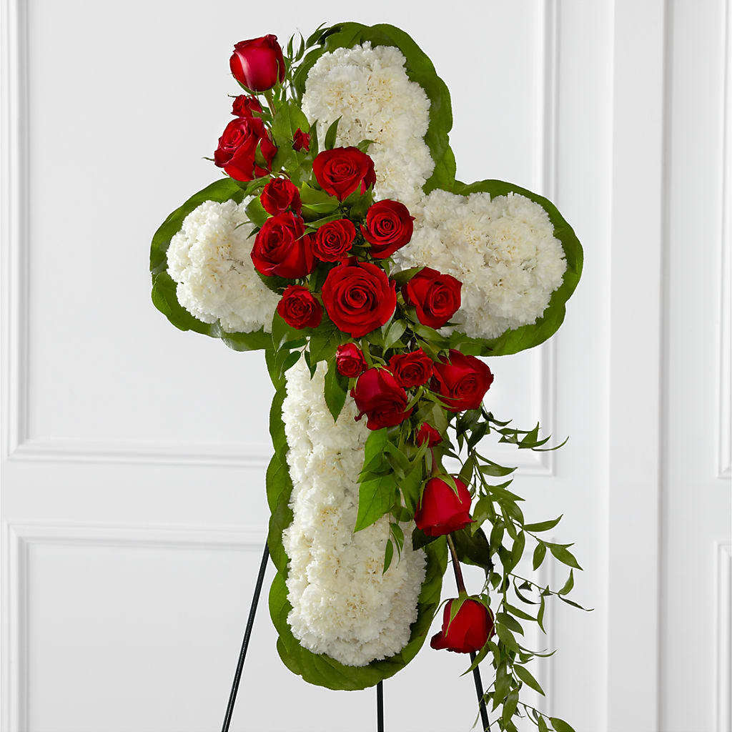 Floral Cross Easel – Attitudes-n-designs, Houma LA
