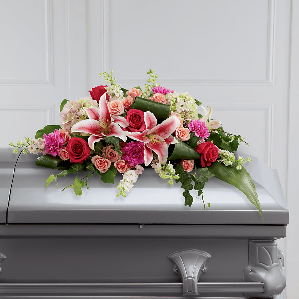 Splendid Grace Casket Spray – Attitudes-n-designs, Houma LA