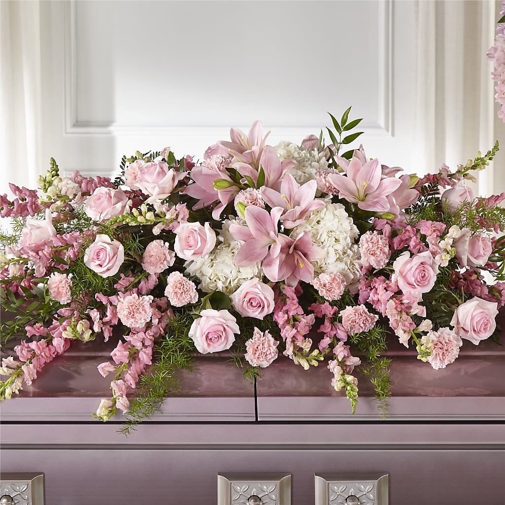 Life & Remembrance Casket Spray – Attitudes-n-designs, Houma LA