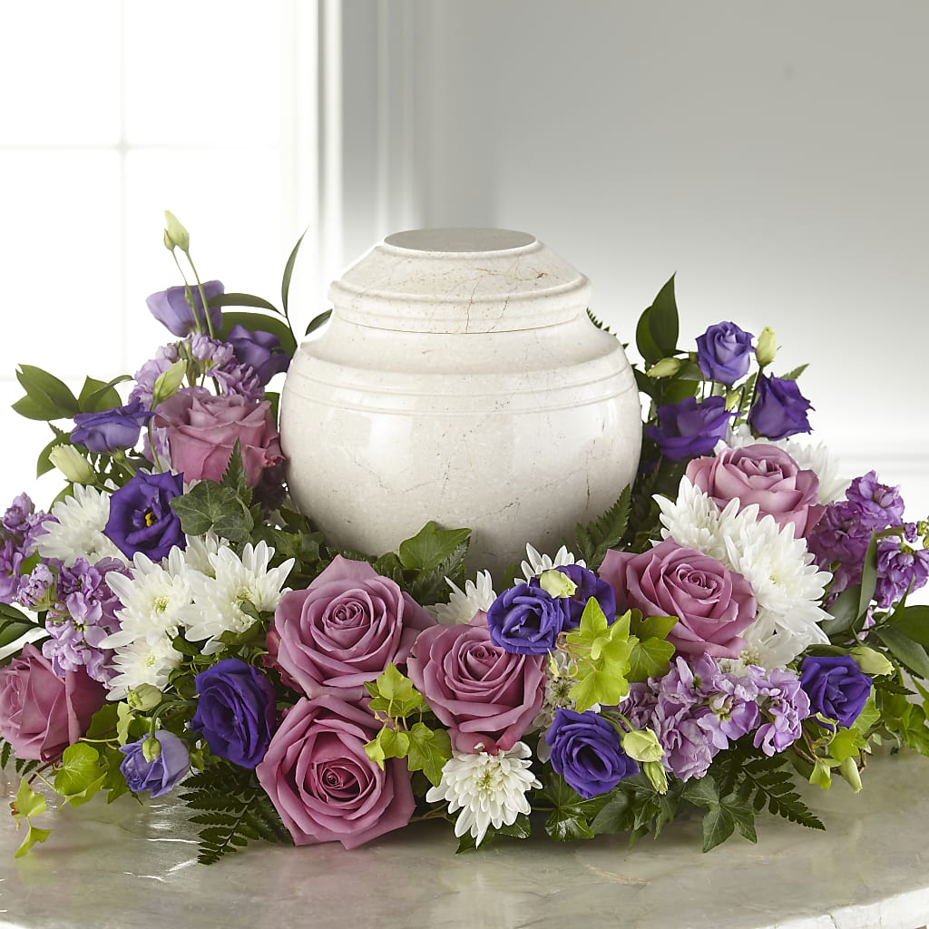 Blooming Sympathy Cremation Adornment – Attitudes-n-designs, Houma LA
