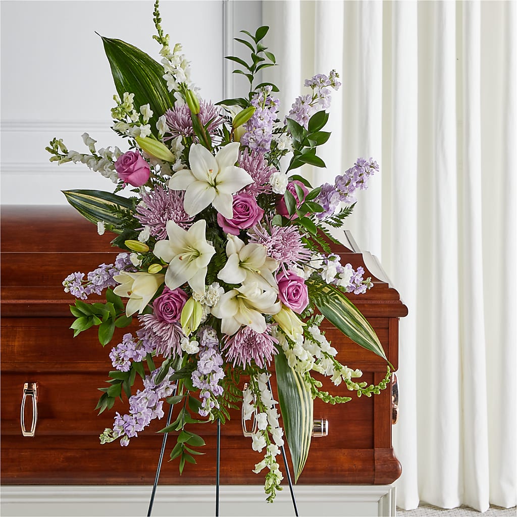 Grateful Hearts Standing Spray – Attitudes-n-designs, Houma LA
