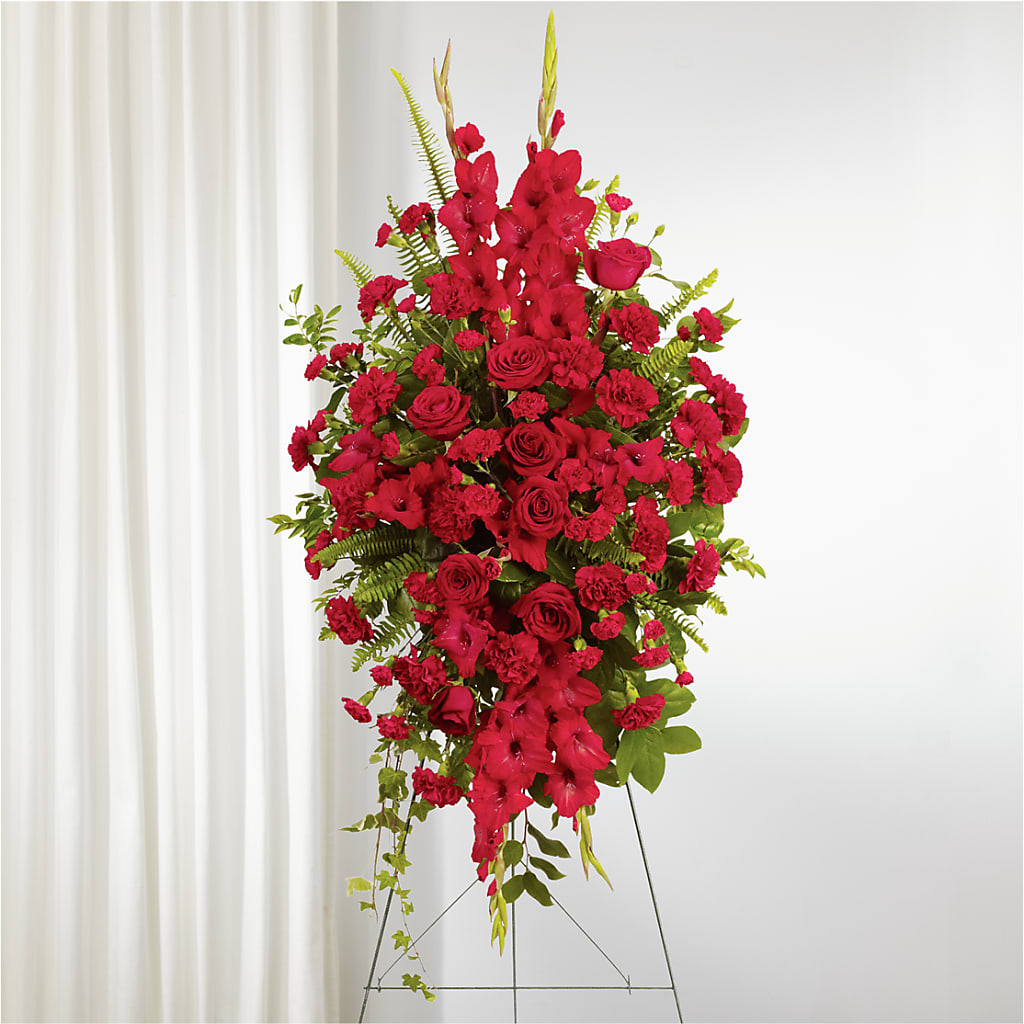 From the Heart Standing Spray – Attitudes-n-designs, Houma LA
