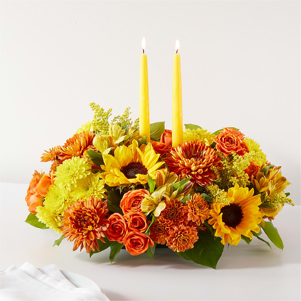 Autumn Harmony Centerpiece – Attitudes-n-designs, Houma LA