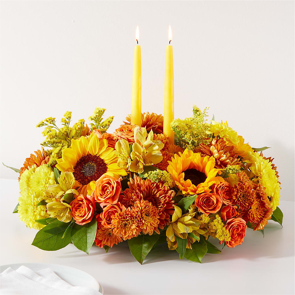 Autumn Harmony Centerpiece – Attitudes-n-designs, Houma LA