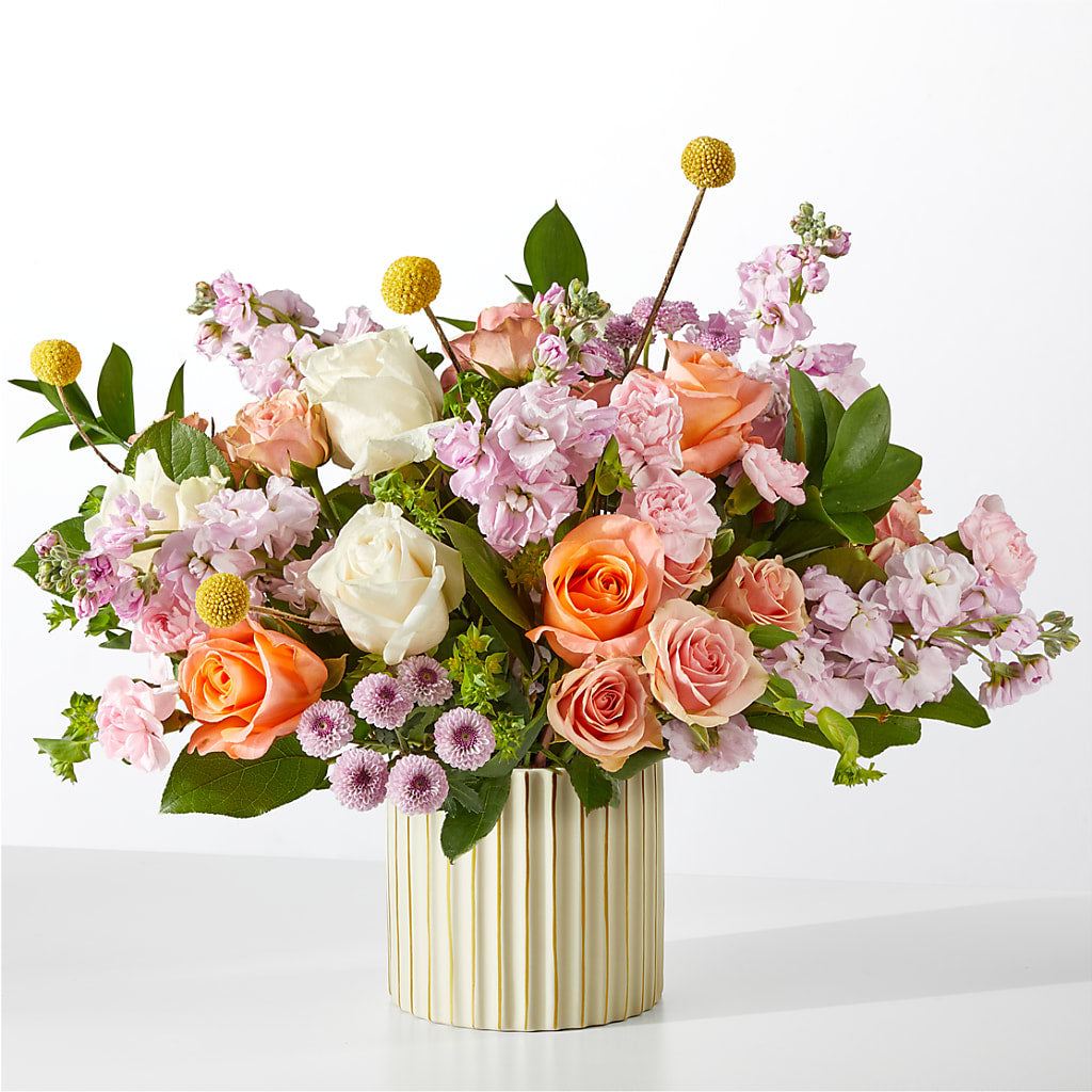 French Market Bouquet with Ivory Vase – Attitudes-n-designs, Houma LA