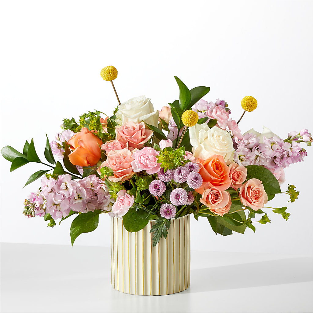 French Market Bouquet with Ivory Vase – Attitudes-n-designs, Houma LA
