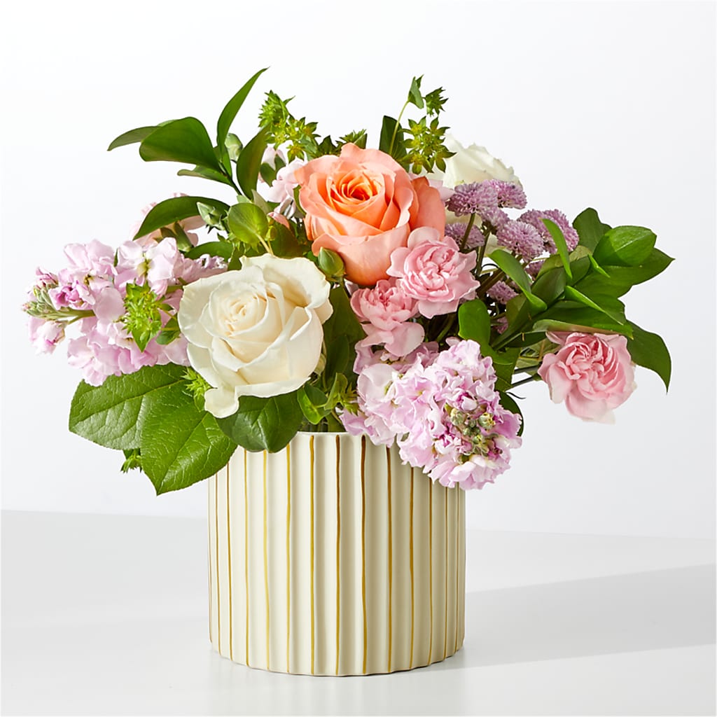 French Market Bouquet with Ivory Vase – Attitudes-n-designs, Houma LA