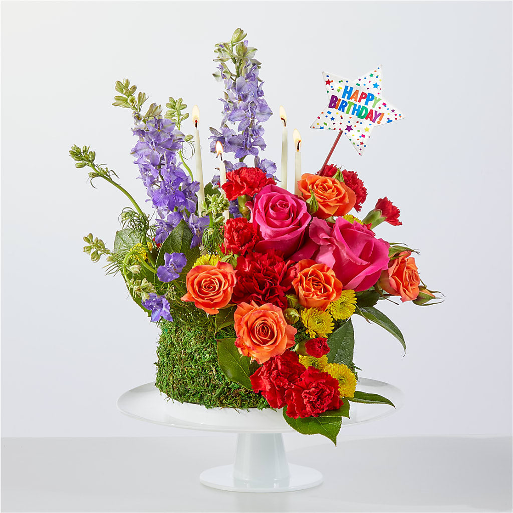 Best Year Yet Floral Cake – Attitudes-n-designs, Houma LA
