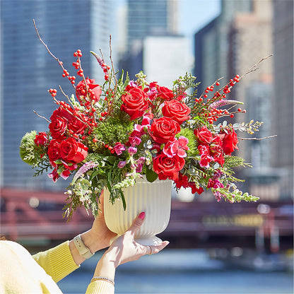 Big Red Bow Bouquet –  Attitudes-n-designs, Houma LA