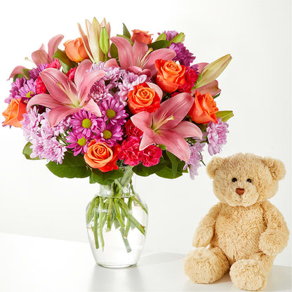One and Only Bouquet and Bear Bundle –  Attitudes-n-designs, Houma LA