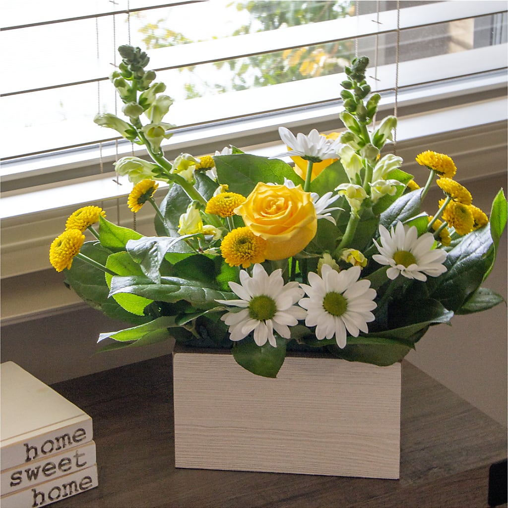 Sun Salutation Box Bouquet –  Attitudes-n-designs, Houma LA