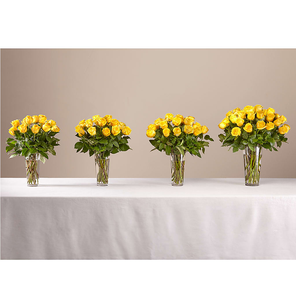 Long Stem Yellow Rose Bouquet –  Attitudes-n-designs, Houma LA