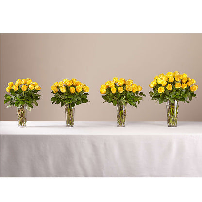 Long Stem Yellow Rose Bouquet –  Attitudes-n-designs, Houma LA