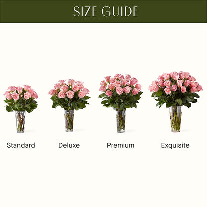 Long Stem Pink Rose Bouquet –  Attitudes-n-designs, Houma LA