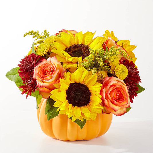 Golden Gourd Pumpkin Bouquet –  Attitudes-n-designs, Houma LA