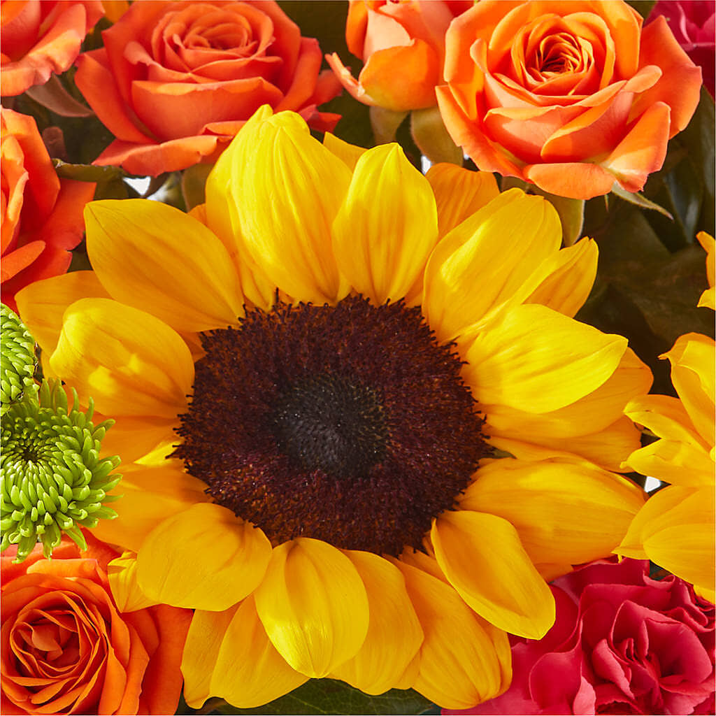 Sun-drenched Blooms Box Bouquet –  Attitudes-n-designs, Houma LA