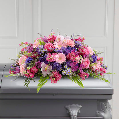 Glorious Garden Casket Spray –  Attitudes-n-designs, Houma LA