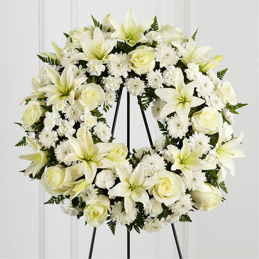Treasured Tribute Wreath –  Attitudes-n-designs, Houma LA