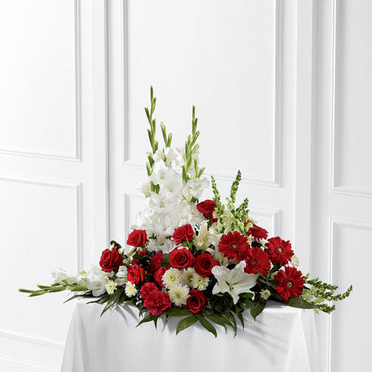 Crimson & White Arrangement –  Attitudes-n-designs, Houma LA