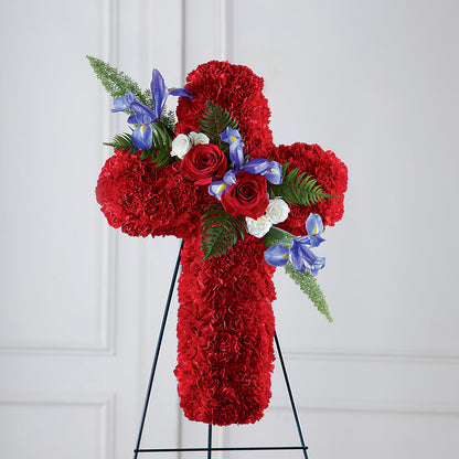 Faithful Hero Floral Cross –  Attitudes-n-designs, Houma LA