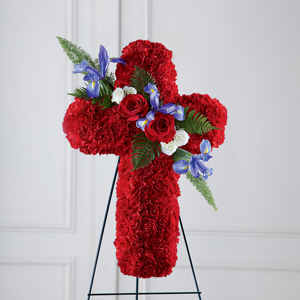 Faithful Hero Floral Cross –  Attitudes-n-designs, Houma LA