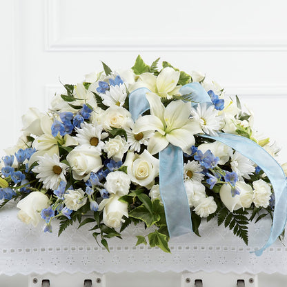 Tender Treasure Casket Spray –  Attitudes-n-designs, Houma LA