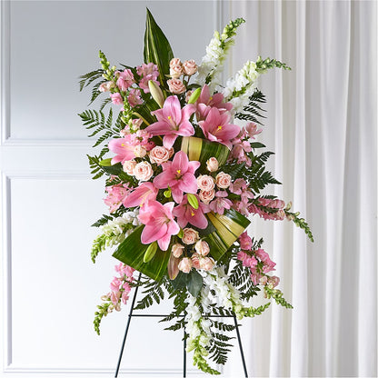 Elegant Embrace Standing Spray –  Attitudes-n-designs, Houma LA