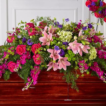 Radiant Tribute Casket Spray –  Attitudes-n-designs, Houma LA