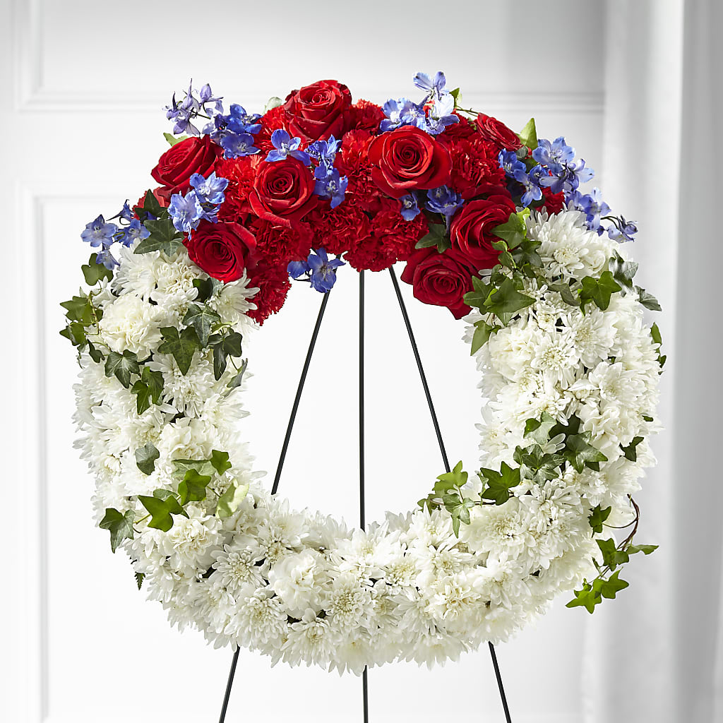 Patriotic Passion Wreath –  Attitudes-n-designs, Houma LA