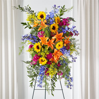 Sunlit Memories Standing Spray (Standard) –  Attitudes-n-designs, Houma LA