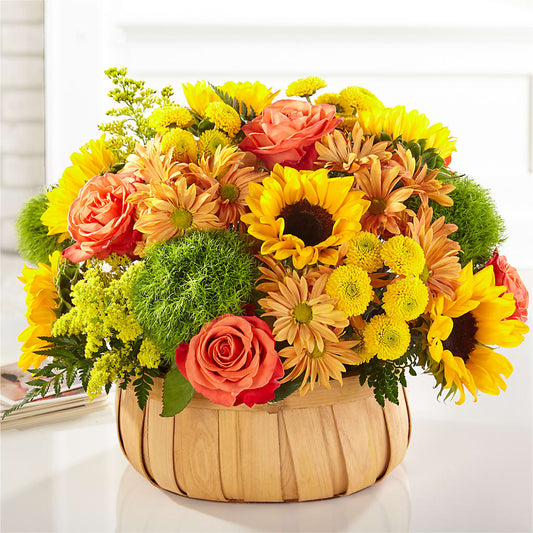 Harvest Sunflower Basket –  Attitudes-n-designs, Houma LA