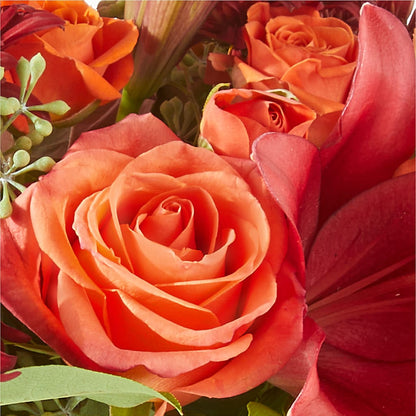 Crimson Leaves Bouquet –  Attitudes-n-designs, Houma LA