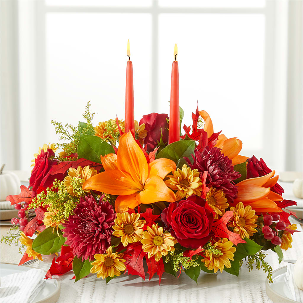 Autumn's Embrace Centerpiece –  Attitudes-n-designs, Houma LA