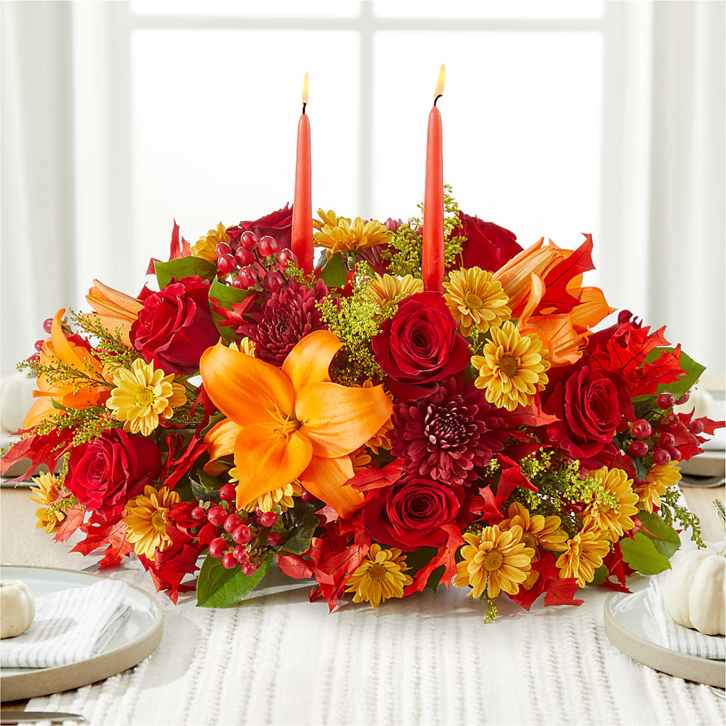 Autumn's Embrace Centerpiece –  Attitudes-n-designs, Houma LA