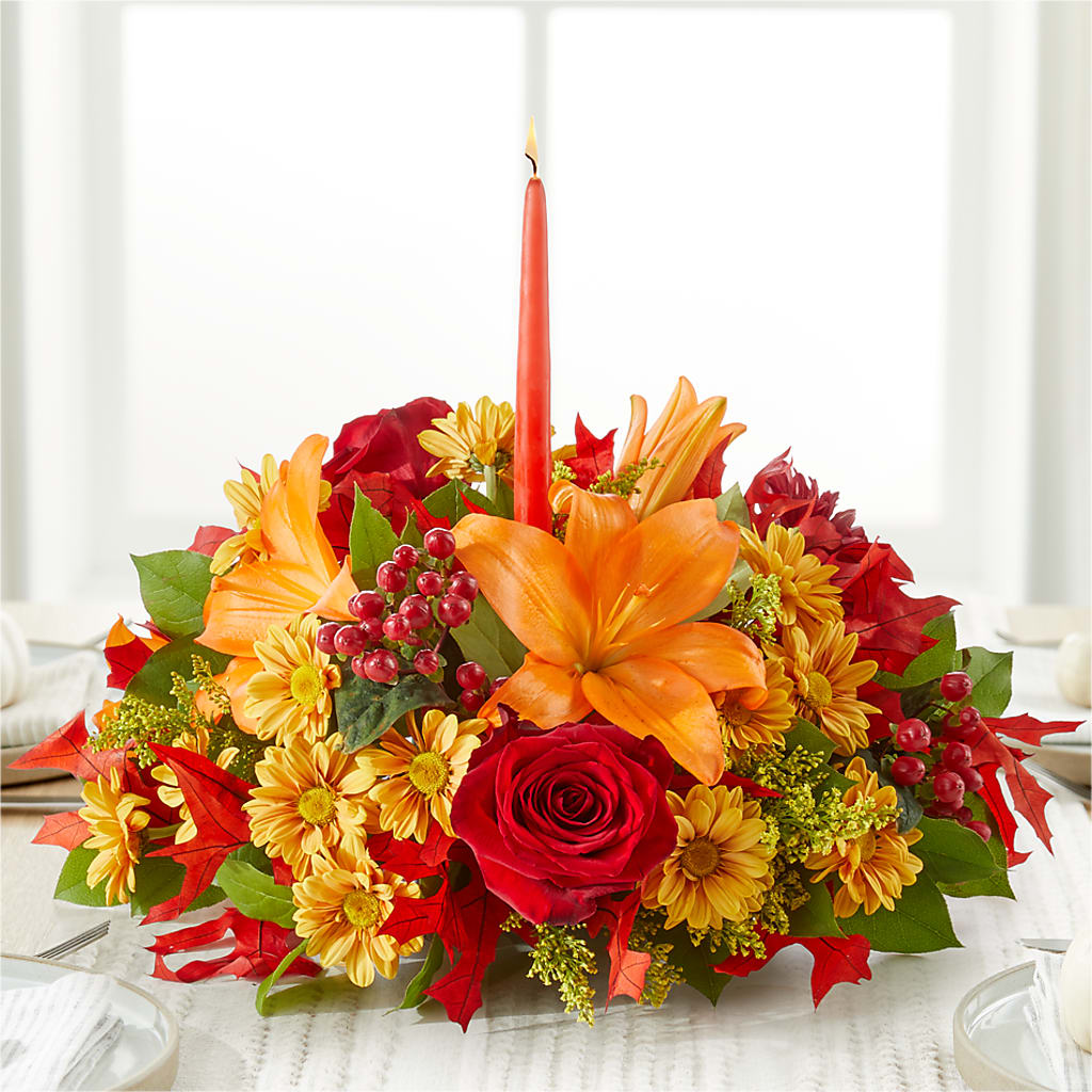 Autumn's Embrace Centerpiece –  Attitudes-n-designs, Houma LA