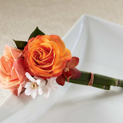 Sunset Dream Boutonniere –  Attitudes-n-designs, Houma LA